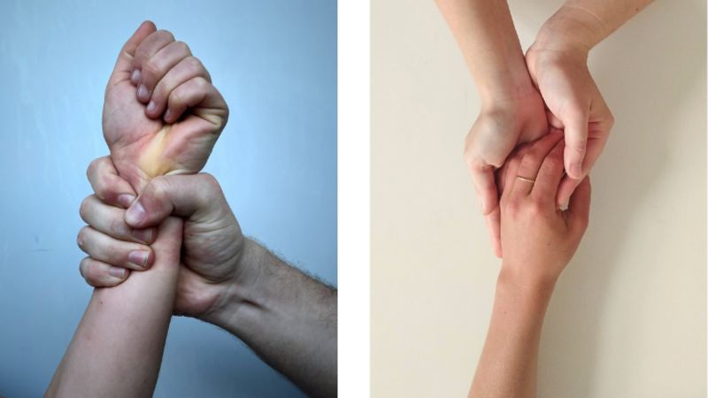 Different hands