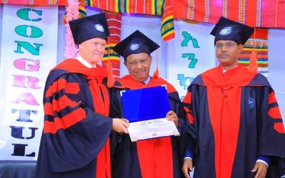 awarding of honorary doctorate